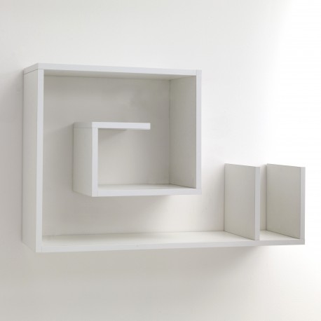 Mensola da parete modello SNAIL WHITE - L 90 cm