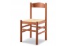 Sedia PISA in legno con sedile imbottito/paglia/massello
