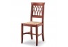 Sedia TRECCIA in legno con sedile paglia/massello/imbottito